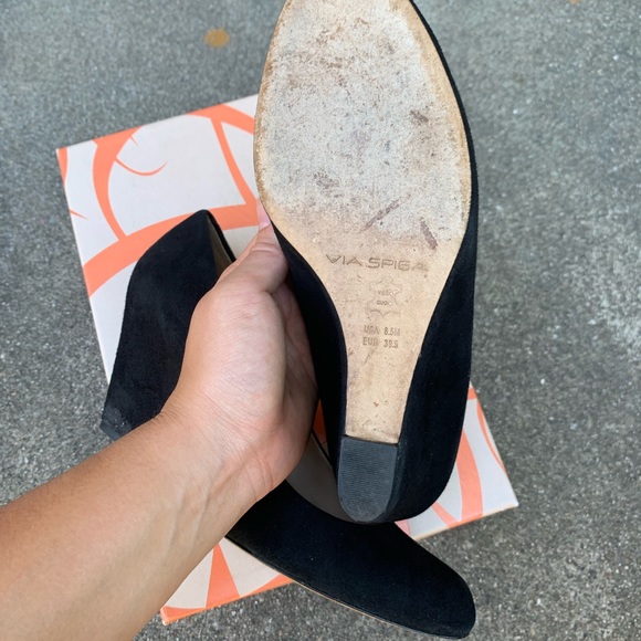Via Spiga black suede wedges - Picture 4 of 4